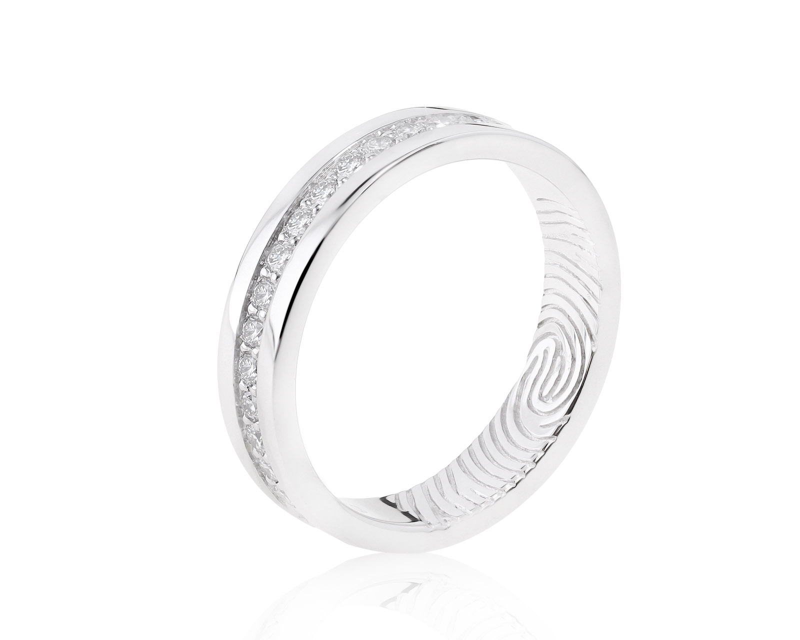 Солидное платиновое кольцо с бриллиантами 0.57ct 251121/4
