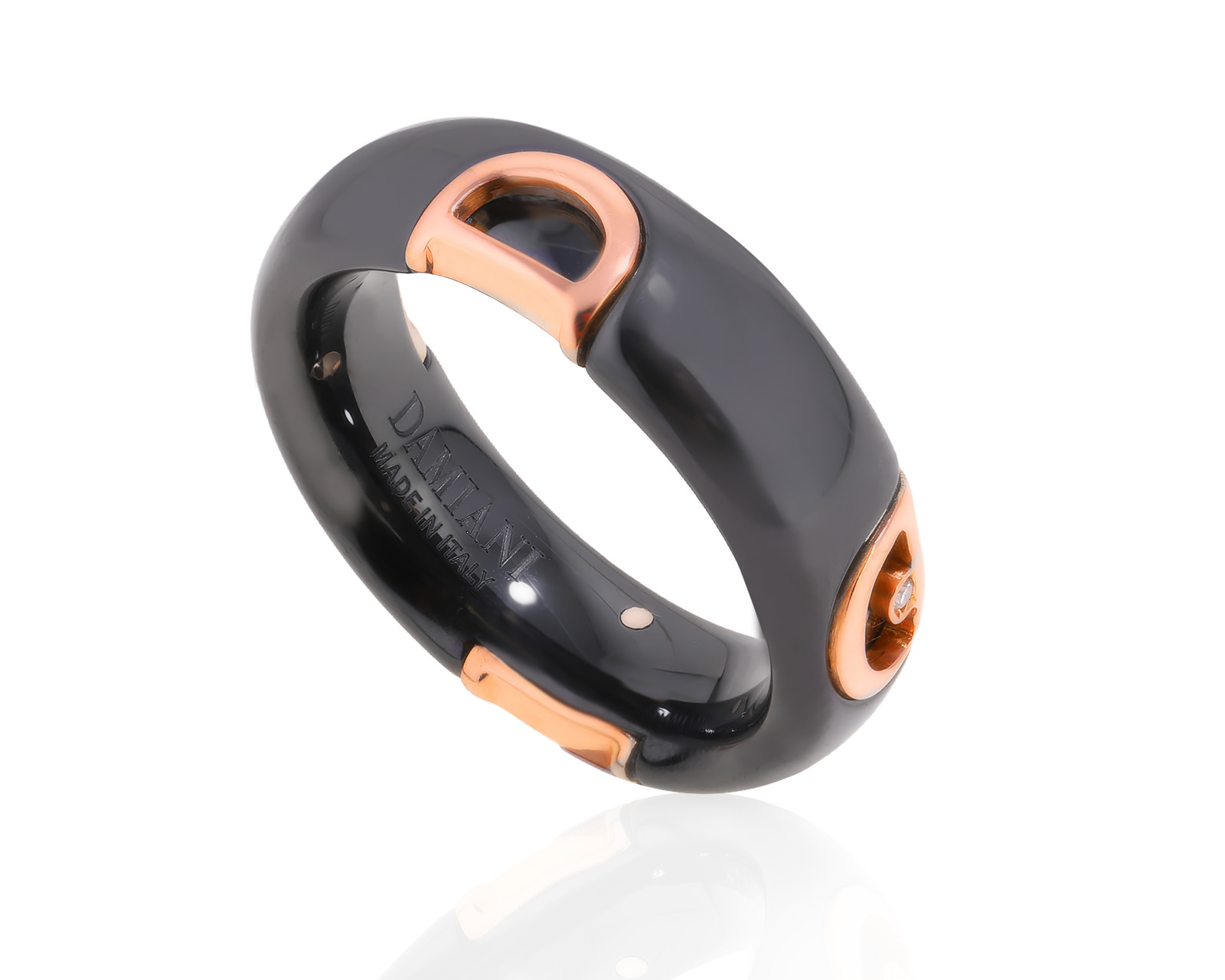 Оригинальное золотое кольцо Damiani D.Icon
