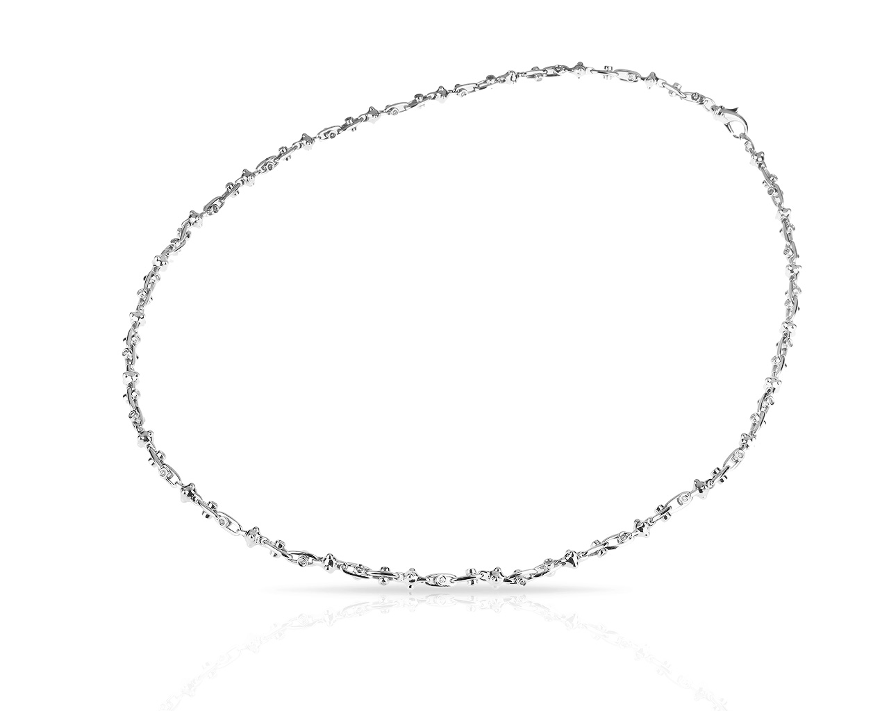 Золотая цепочка с бриллиантами 1.40ct 120318/6