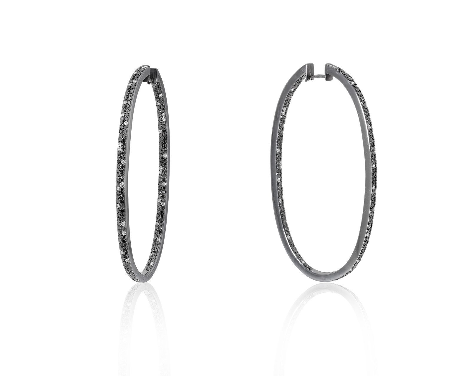 Золотые серьги с бриллиантами 3.55ct 291223/2