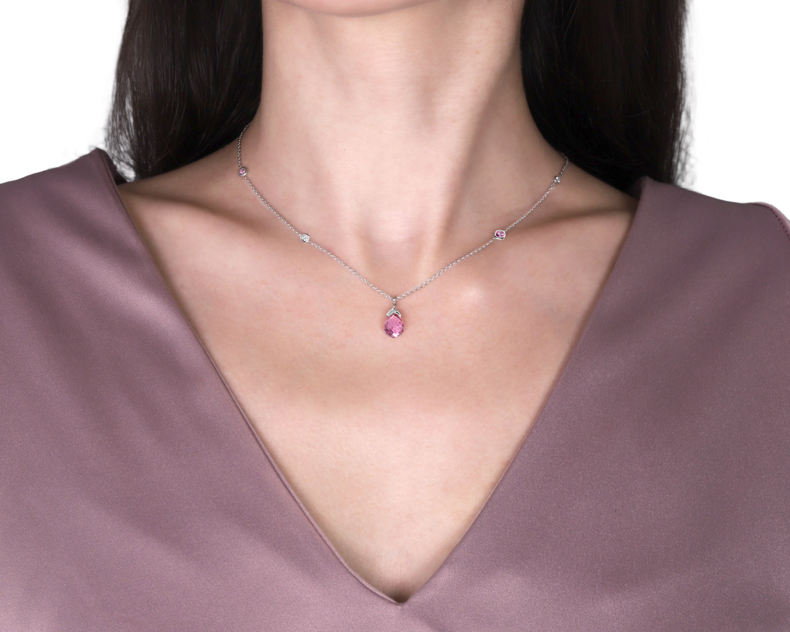 Оригинальное золотое колье с турмалином 2.90ct Chaumet Le Grand Frisson