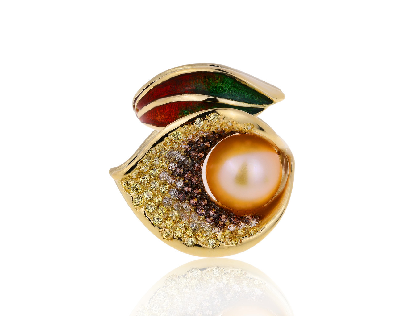 Оригинальное золотое кольцо с цветными кварцами 0.70ct Magie Preziose
