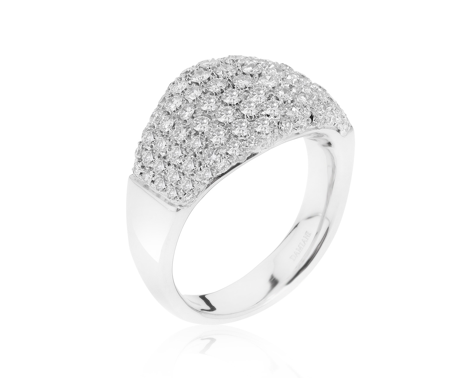 Оригинальное золотое кольцо с бриллиантами 2.11ct Damiani 281221/6 Оригинальное золотое кольцо с бриллиантами 2.11ct Damiani 281221/6