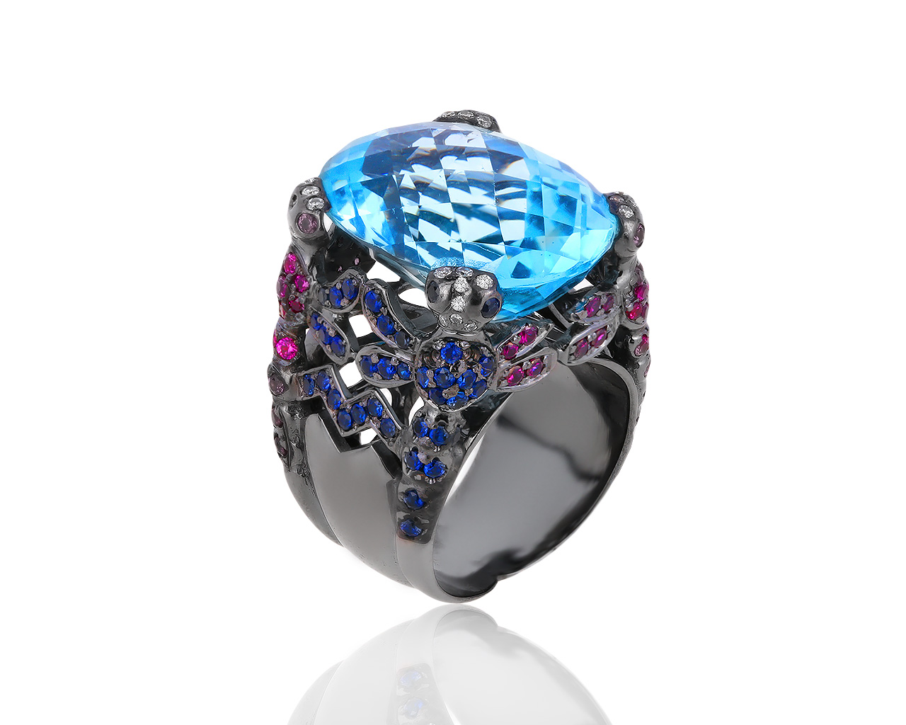 Потрясающее золотое кольцо с топазом 28.41ct 100919/11 Потрясающее золотое кольцо с топазом 28.41ct 100919/11