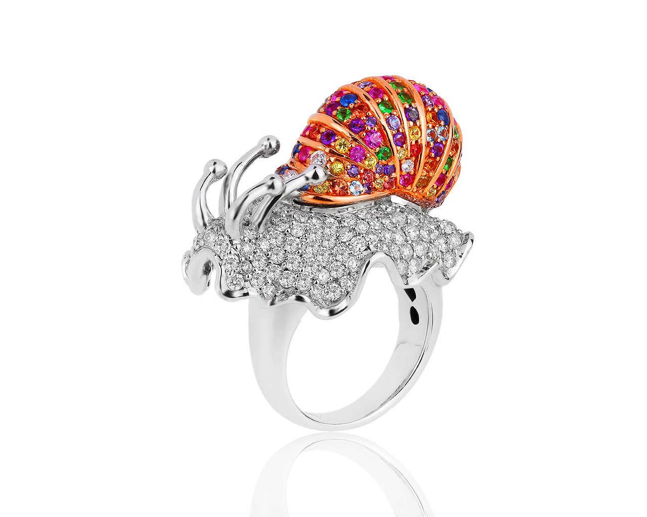 Золотое кольцо с бриллиантами 3.10ct и сапфирами Safo Joailleri 200417/26 Золотое кольцо с бриллиантами 3.10ct и сапфирами Safo Joailleri 200417/26