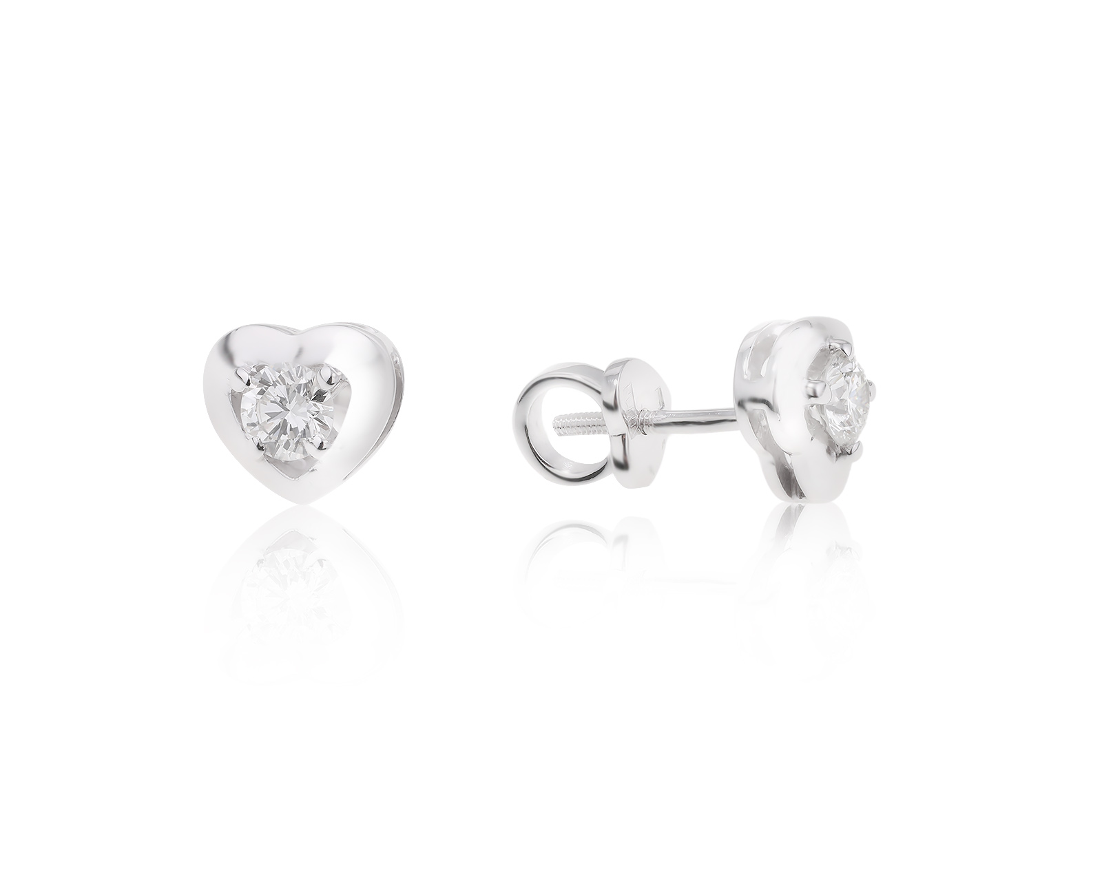 Золотые серьги с бриллиантами 0.48ct 110624/1