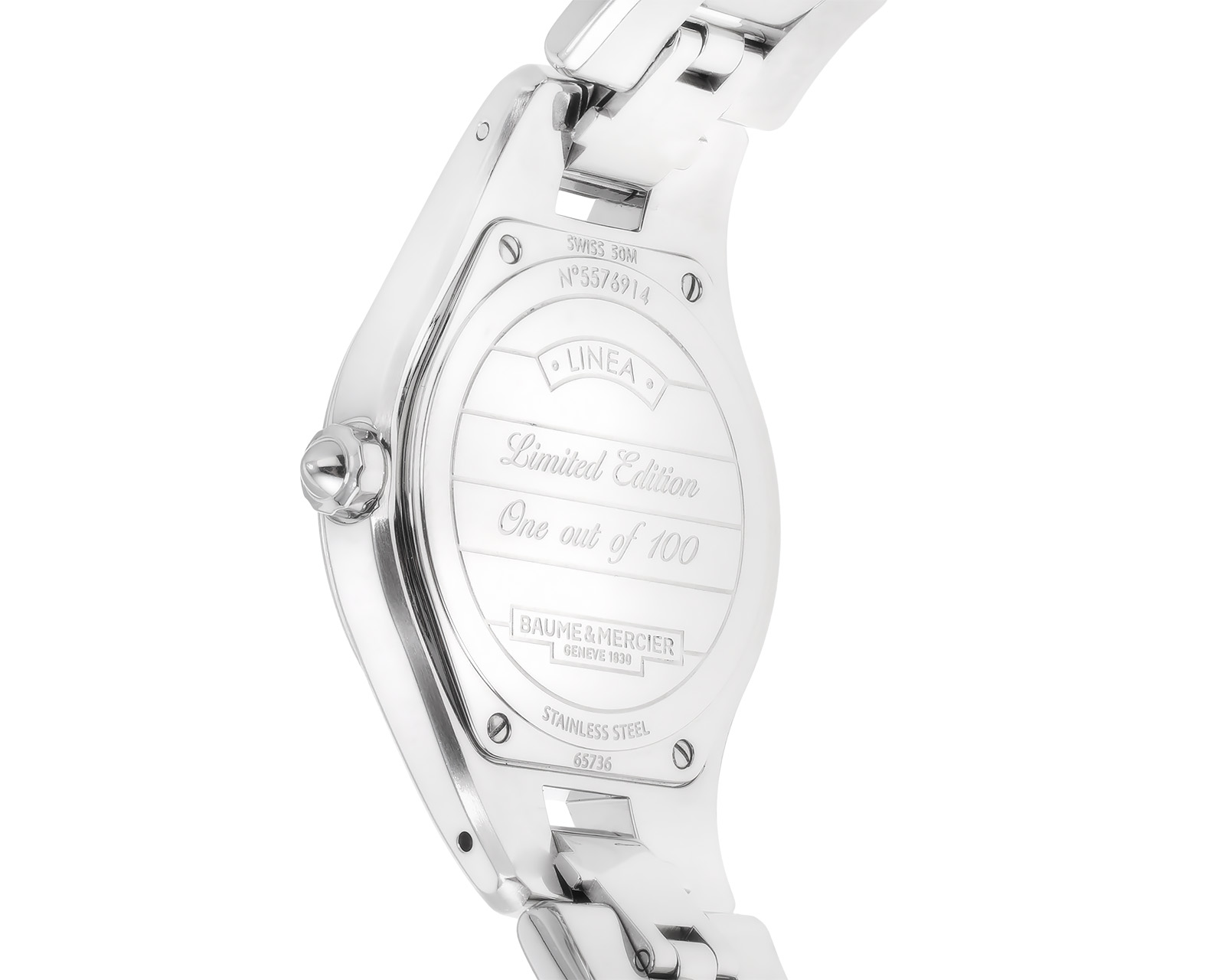 Оригинальные стальные часы Baume & Mercier Linea Day