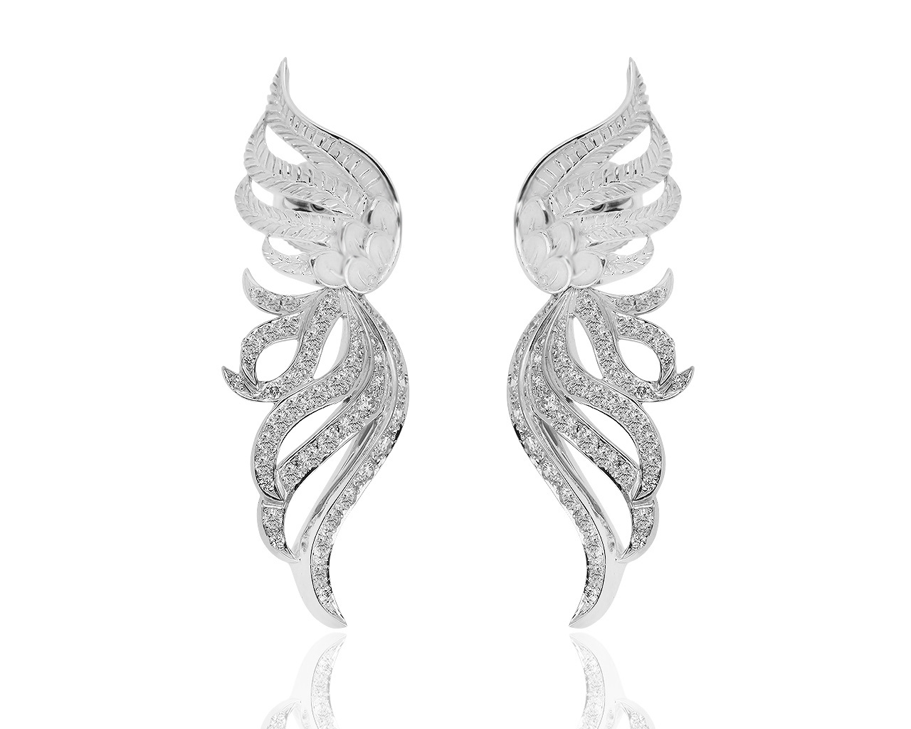 Золотые серьги с бриллиантами 1.40ct Carrera y Carrera 170319/13 Золотые серьги с бриллиантами 1.40ct Carrera y Carrera 170319/13