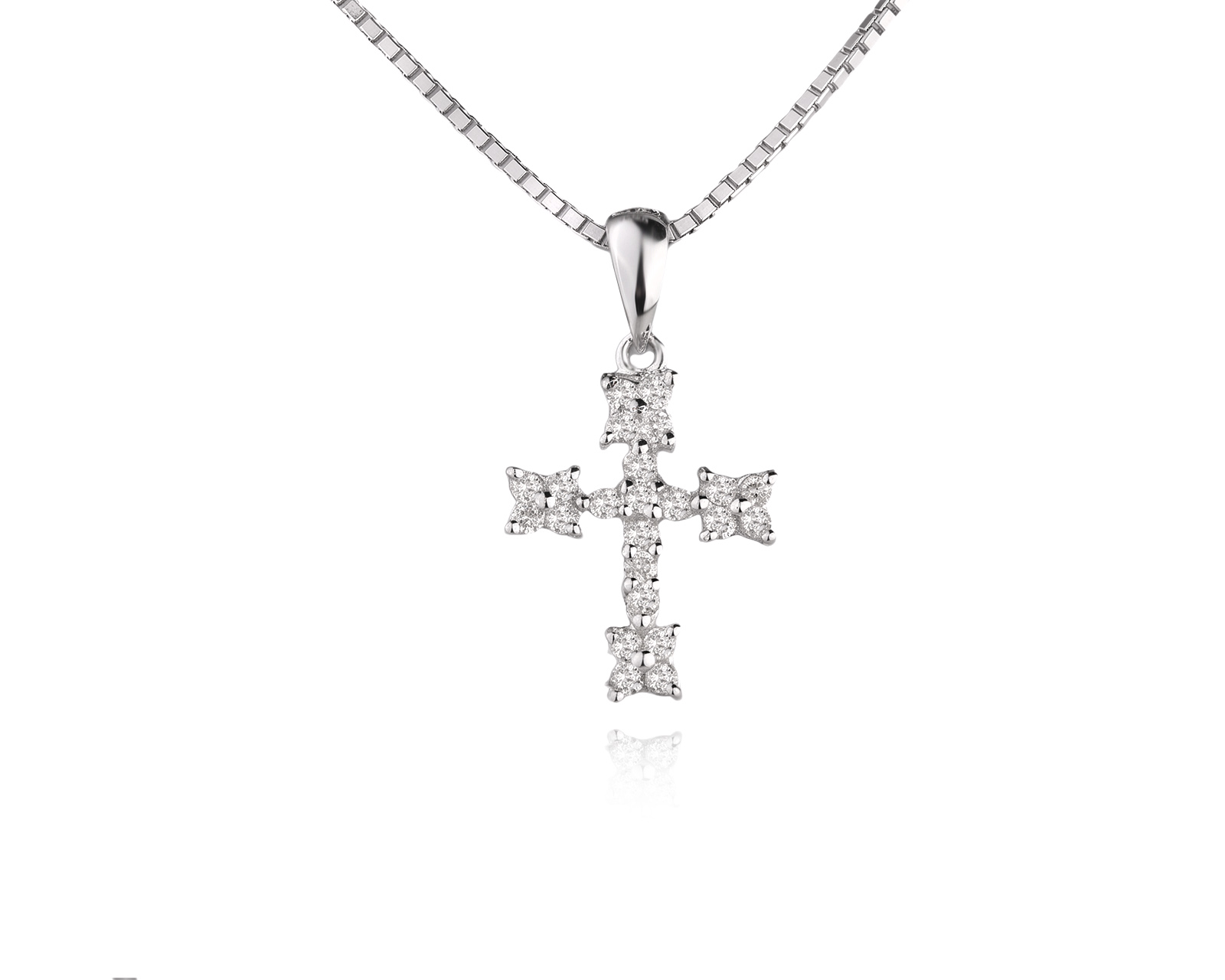 Золотой кулон с бриллиантами 0.20ct 020526/3