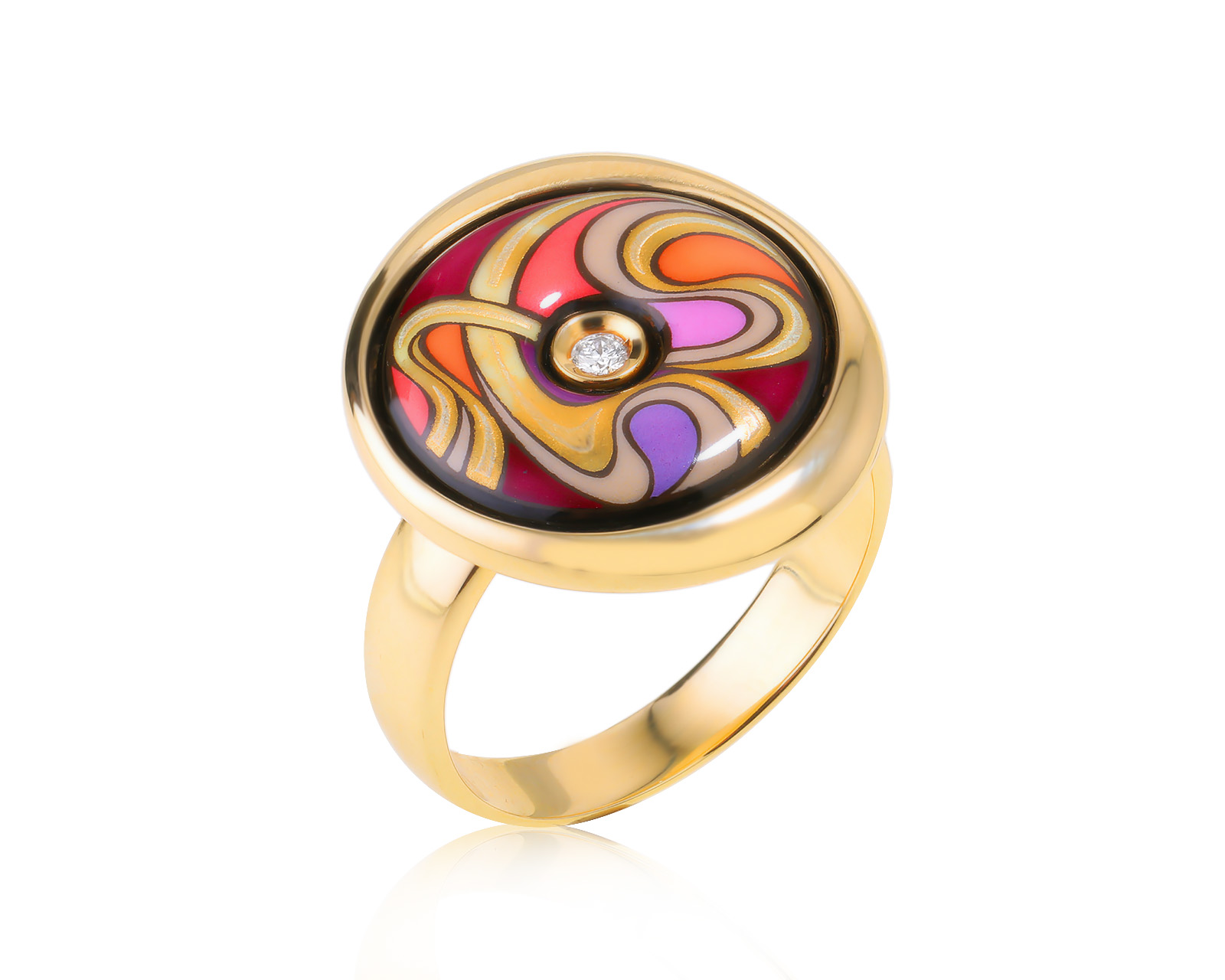 Оригинальное золотое кольцо Frey Wille Луна Пикколиссима 290224/6