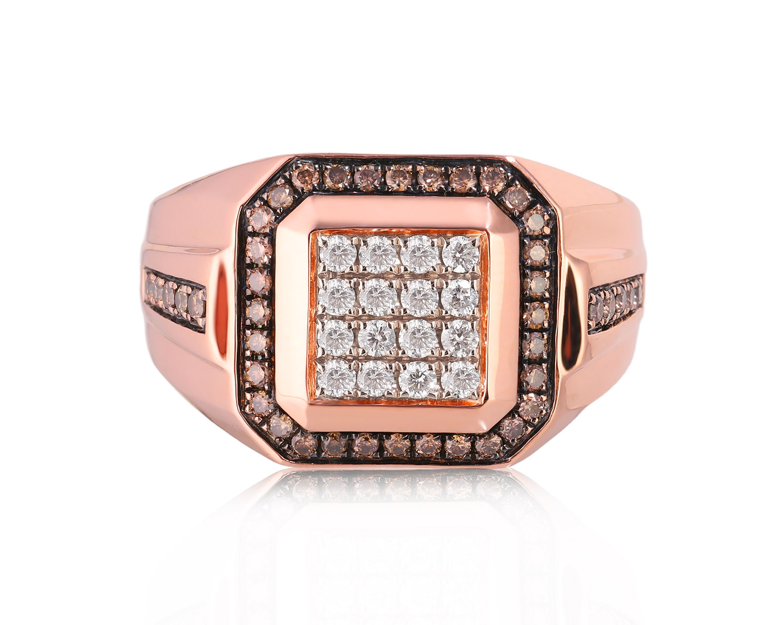 Золотое кольцо с бриллиантами 0.80ct