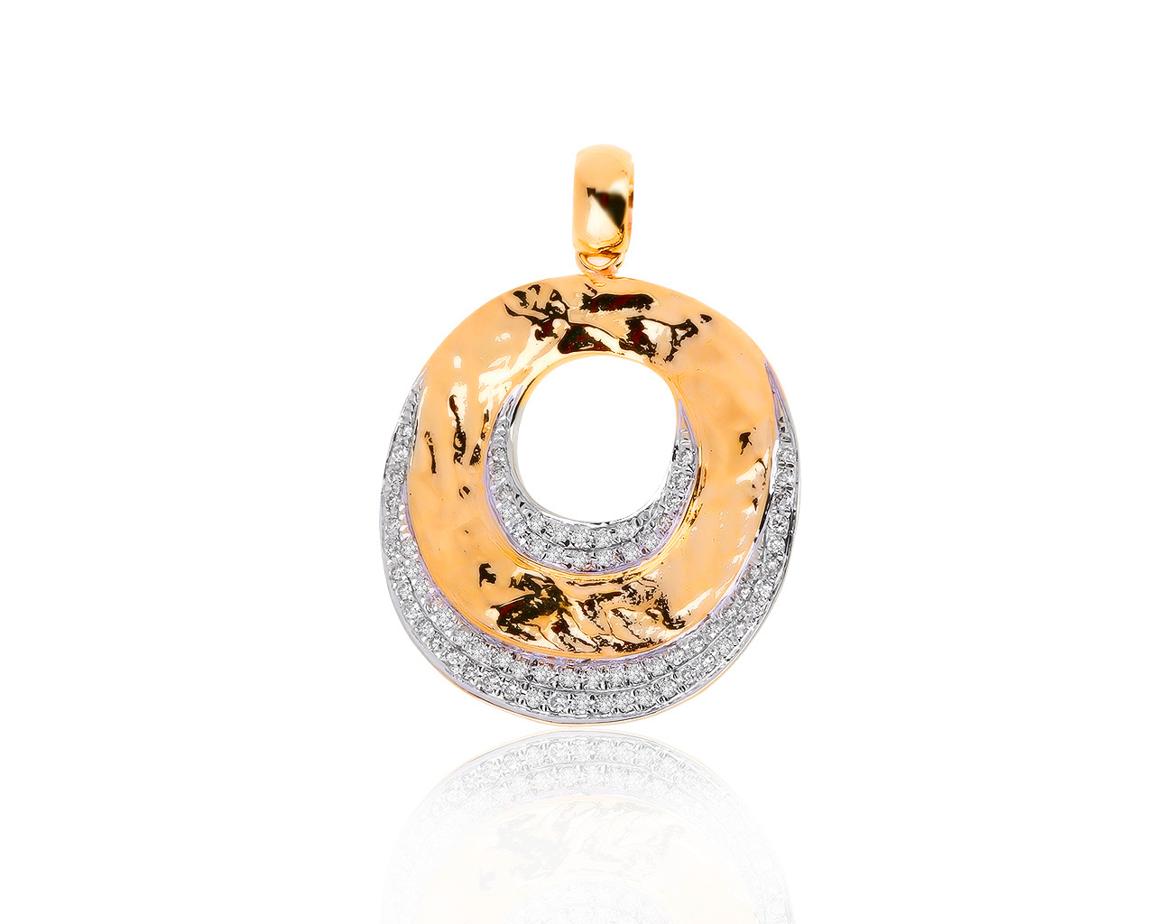 Роскошный золотой кулон с бриллиантами 0.45ct 271118/12