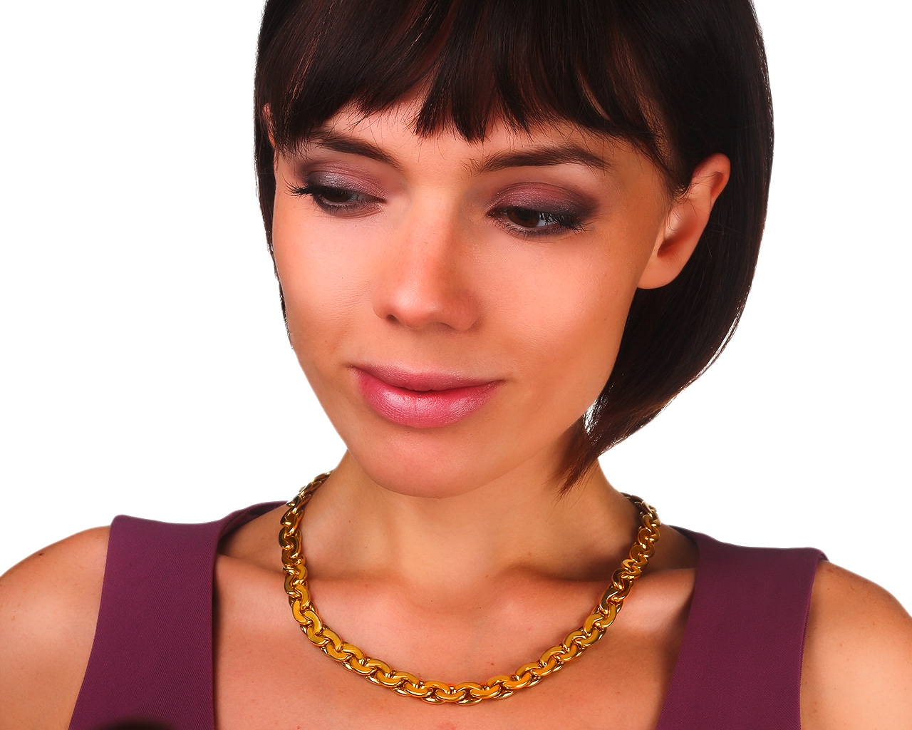 Оригинальное золотое колье Tiffany&Co