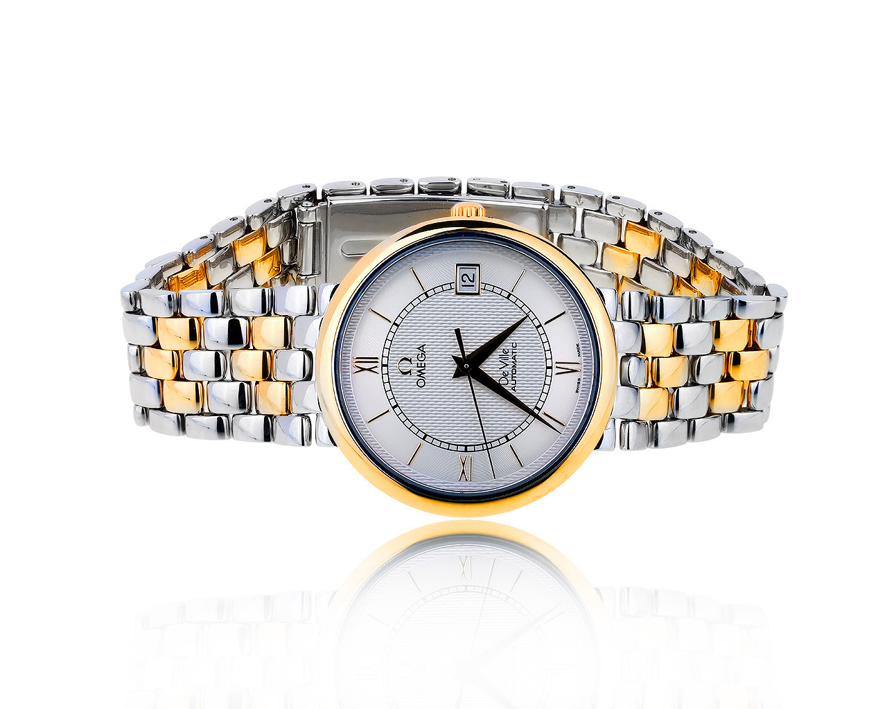 Превосходные золотые часы Omega de Ville 130419/1