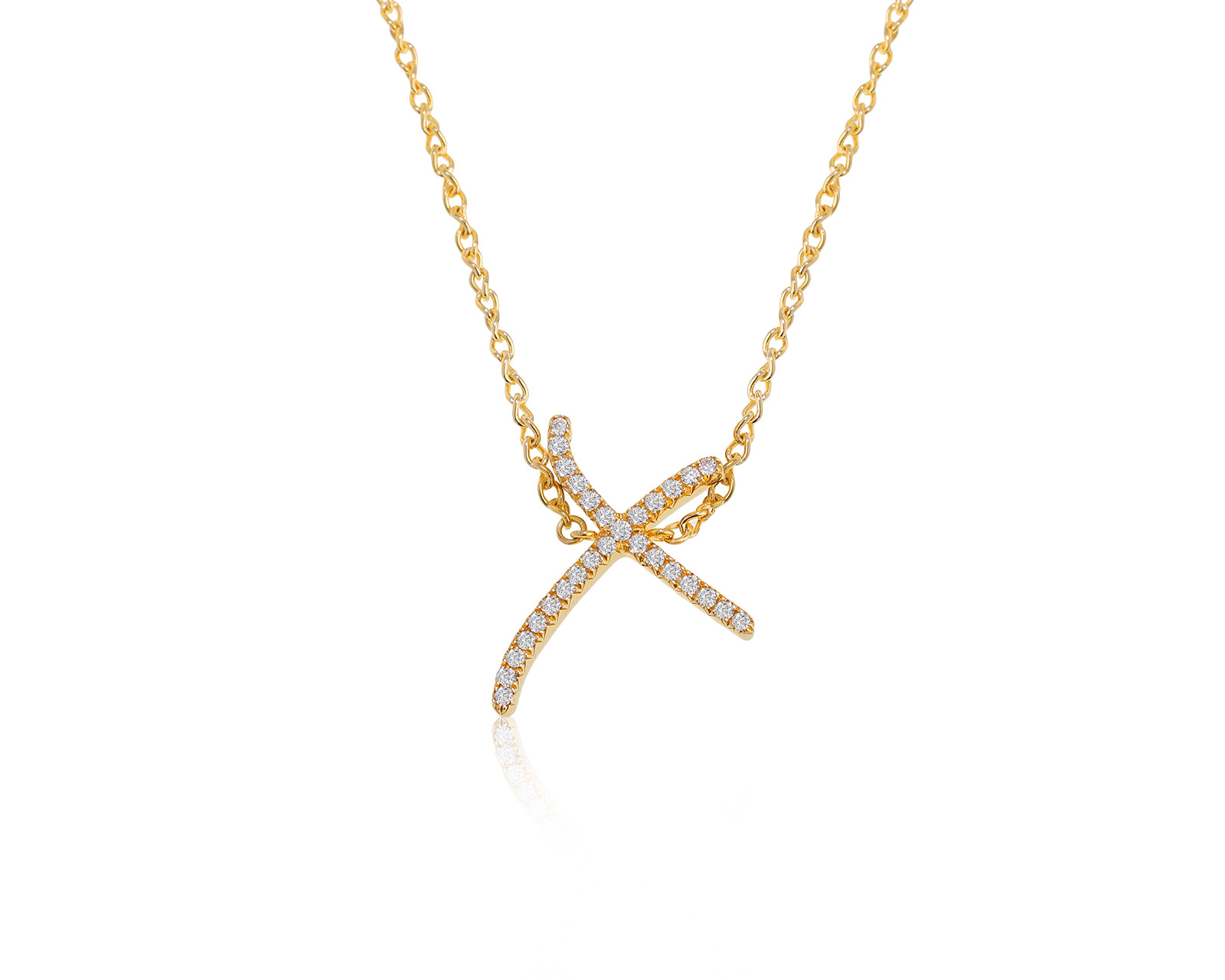 Оригинальный золотой кулон Stephen Webster Neon Emin Kiss Pendant 071221/7