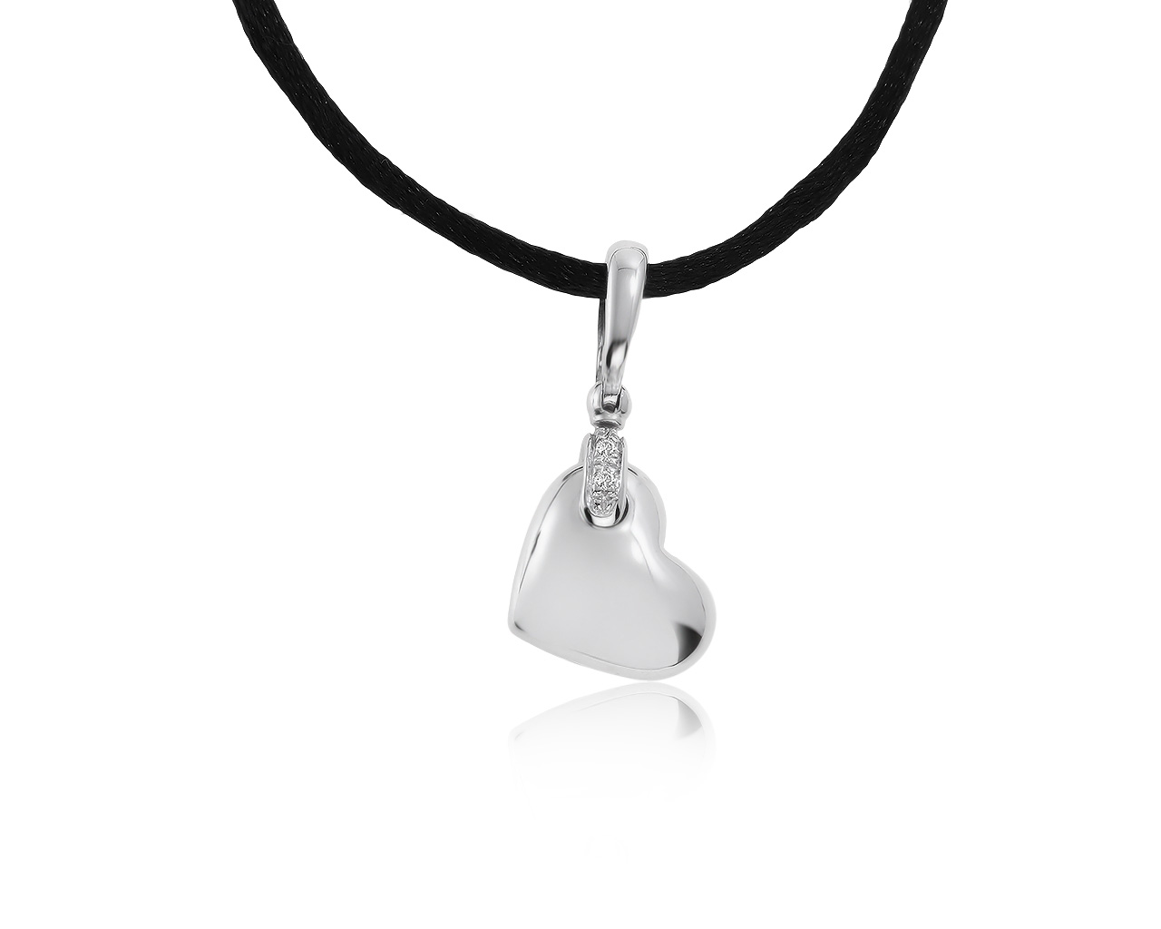 Оригинальный золотой кулон с бриллиантами 0.02ct Chimento