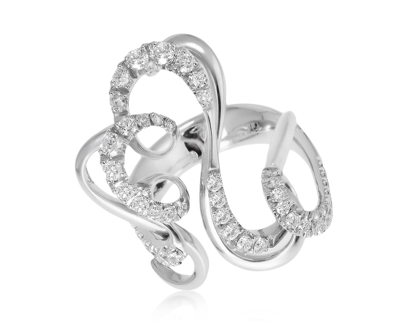 Оригинальное золотое кольцо с бриллиантами 1.15ct Chimento 291120/15