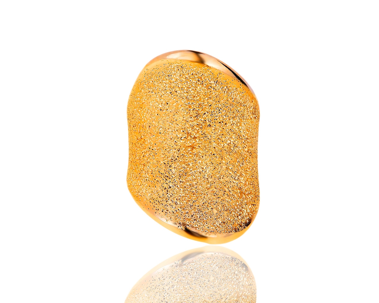 Необычное золотое кольцо Roberto Bravo