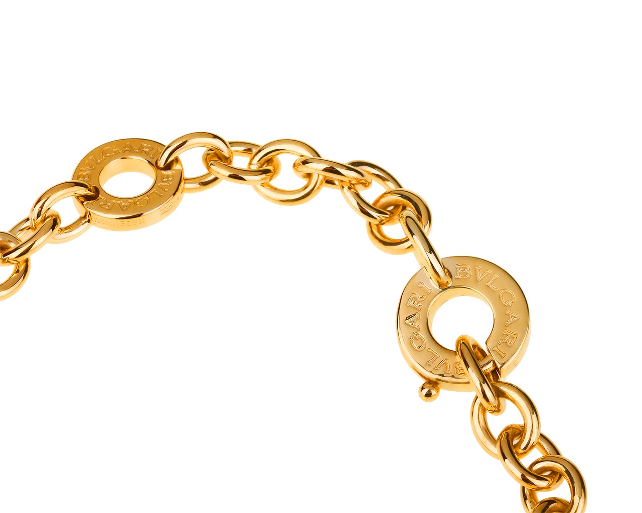 Оригинальный золотой браслет Bvlgari B.Zero 1 011118/12
