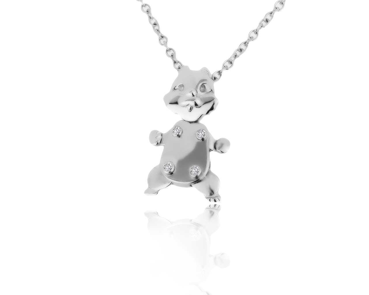 Оригинальный золотой кулон с бриллиантами 0.08ct Pomellato 250419/18