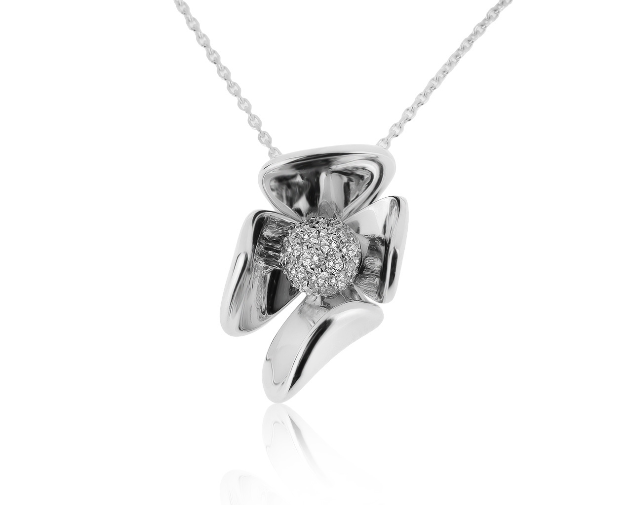 Оригинальный золотой кулон с бриллиантами 0.30ct Giorgio Visconti