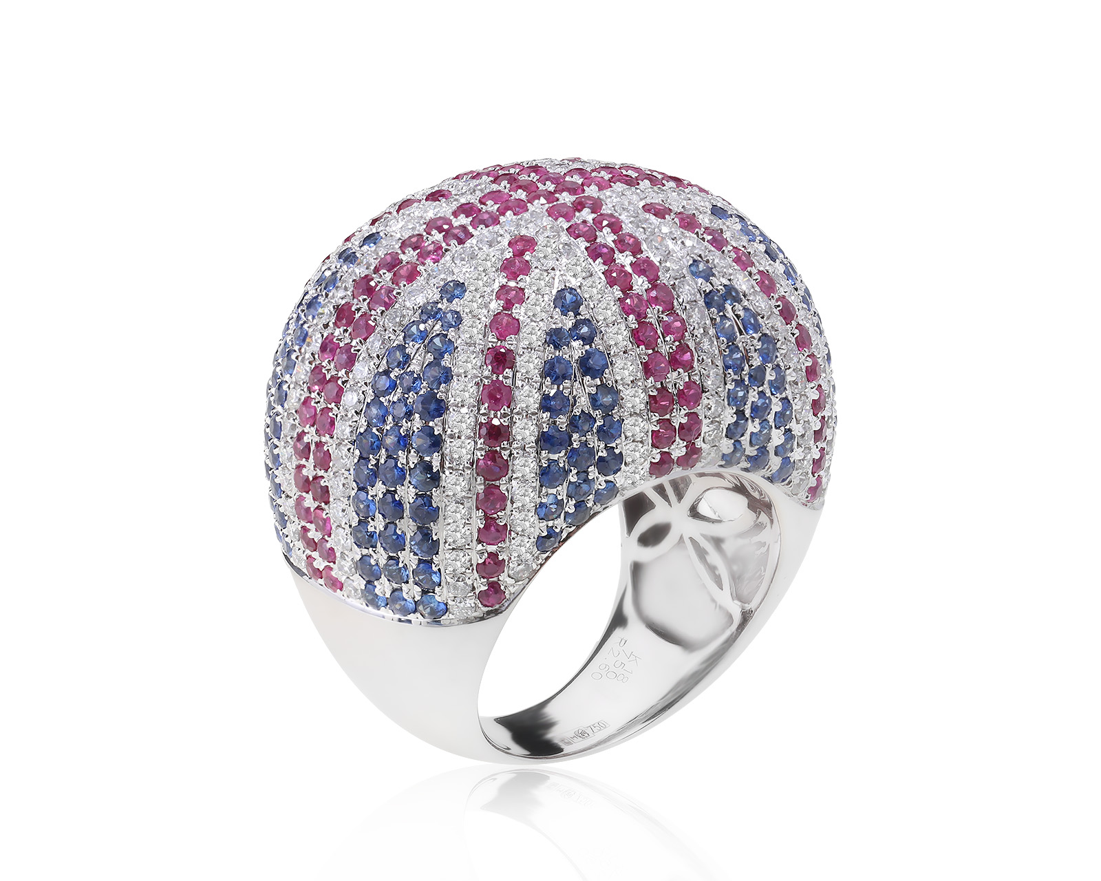 Притягательное золотое кольцо с сапфирами 2.70ct 310822/3 Притягательное золотое кольцо с сапфирами 2.70ct 310822/3