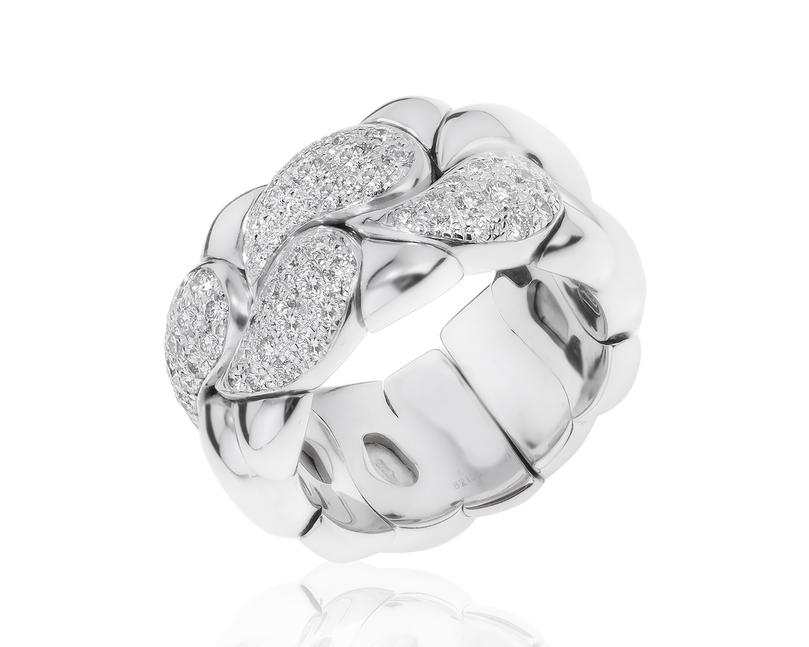 Оригинальное золотое кольцо Chopard Casmir 040422/12