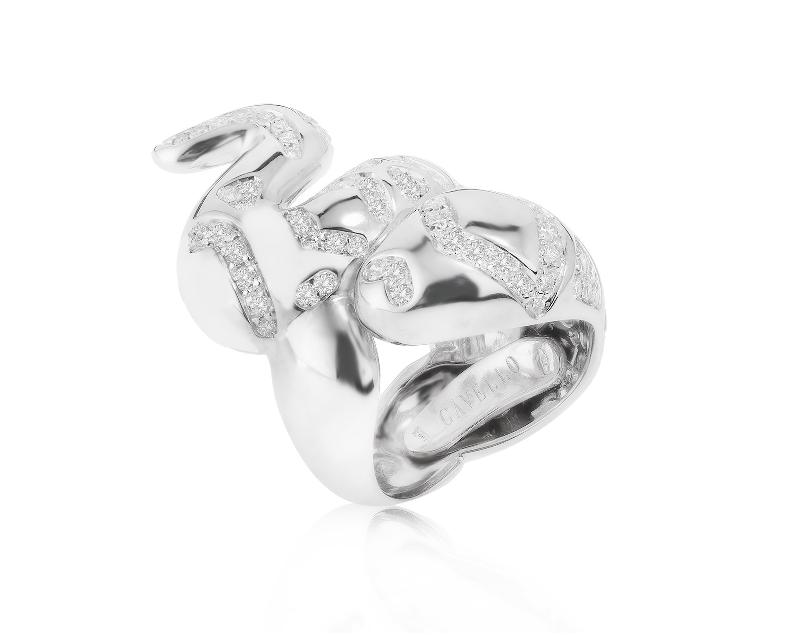 Оригинальное золотое кольцо с бриллиантами 1.35ct Gavello 291022/2