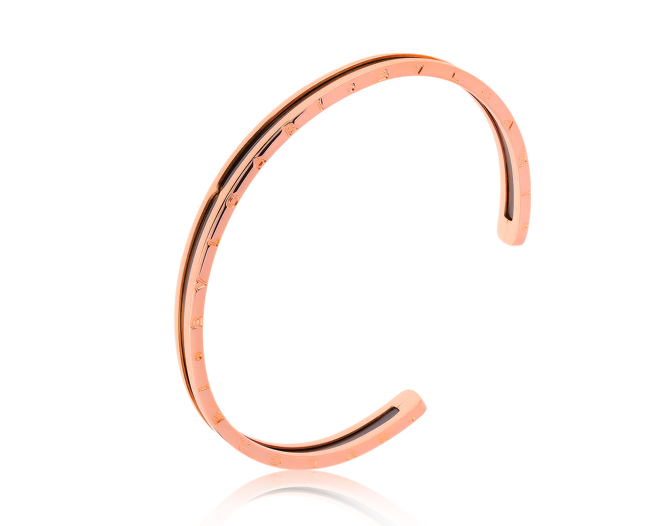 Оригинальный золотой браслет Bvlgari B.Zero1