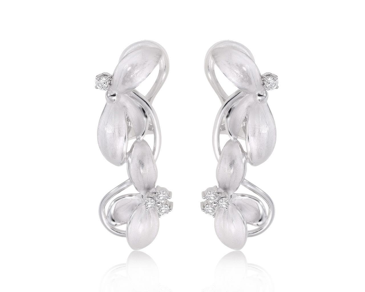 Оригинальные золотые серьги с бриллиантами 0.20ct Annamaria Cammilli 121120/9