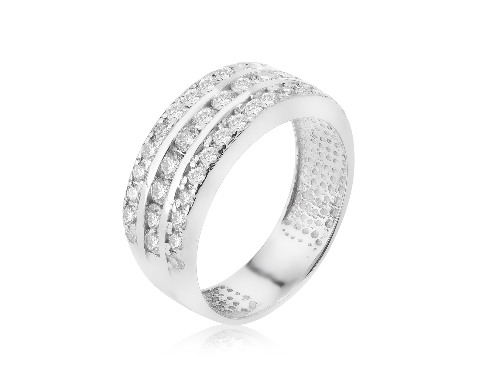 Золотое кольцо с бриллиантами 0.91ct 300723/10