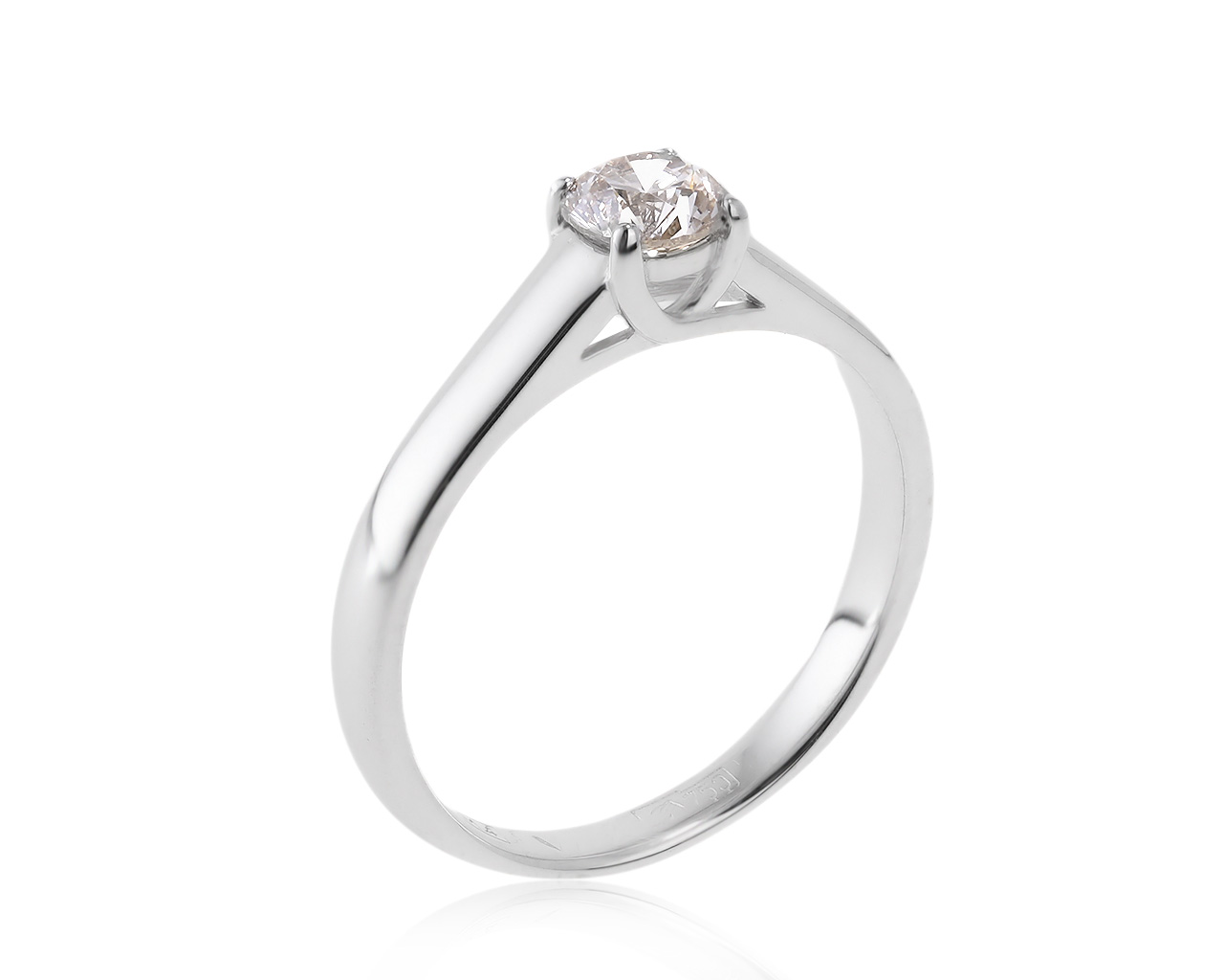 Потрясающее золотое кольцо с бриллиантом 0.40ct 180221/2