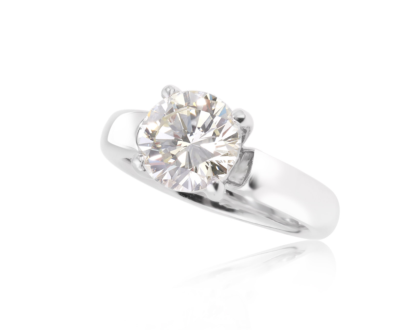 Золотое кольцо с бриллиантом 2.18ct 181124/8