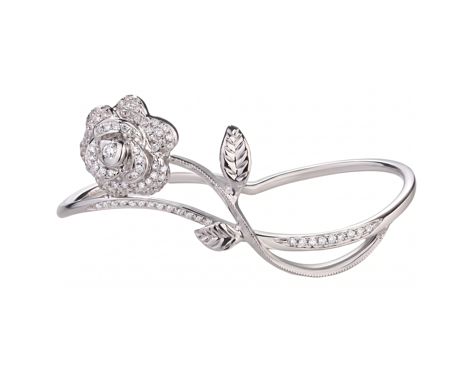 Золотое кольцо с бриллиантами 0.34ct 080626/14