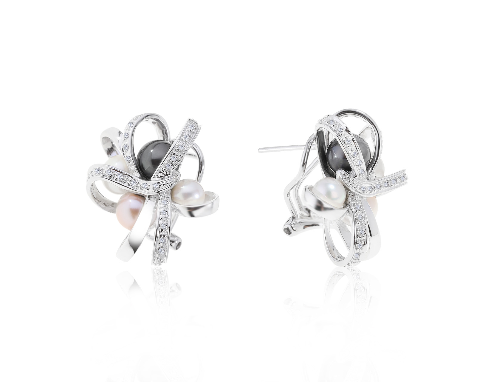 Роскошные золотые серьги с бриллиантами 0.29ct 070622/7