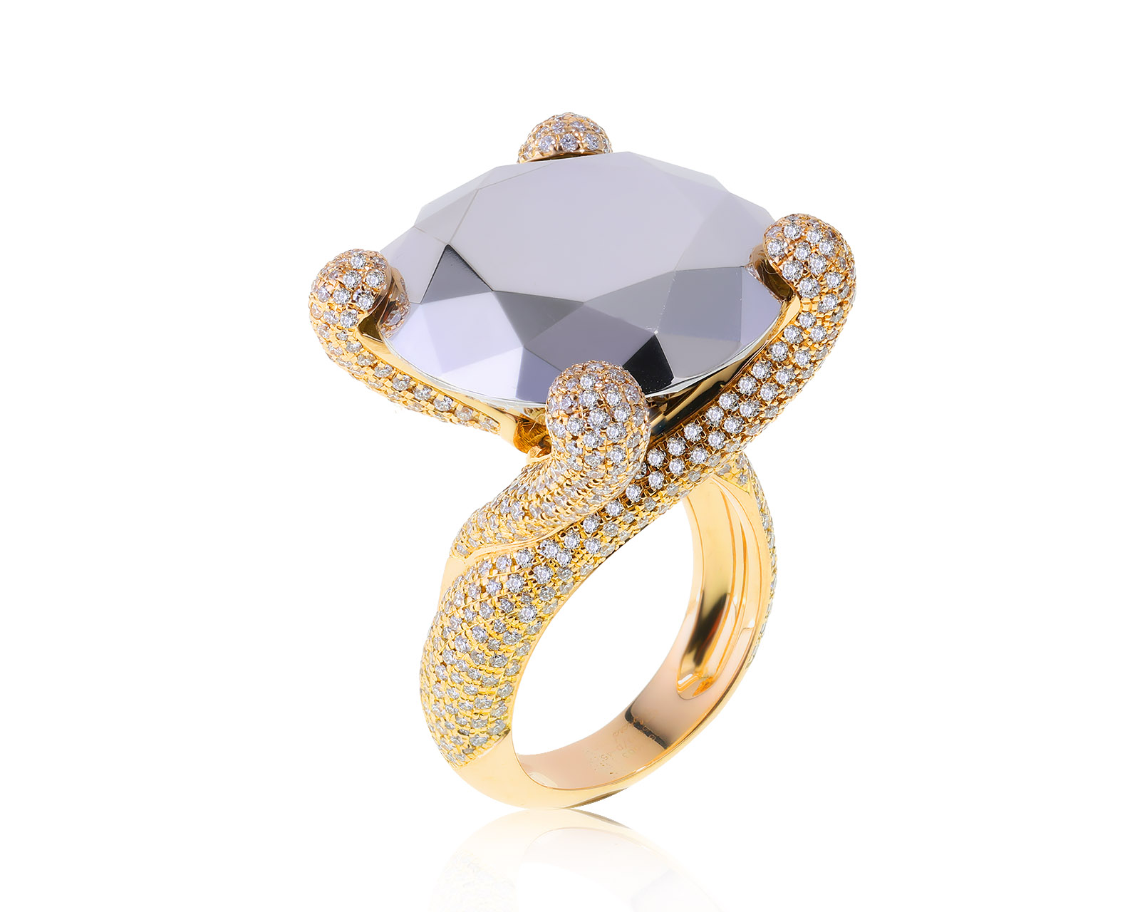 Оригинальное золотое кольцо с бриллиантами 2.62ct Chopard 190722/1 Оригинальное золотое кольцо с бриллиантами 2.62ct Chopard 190722/1