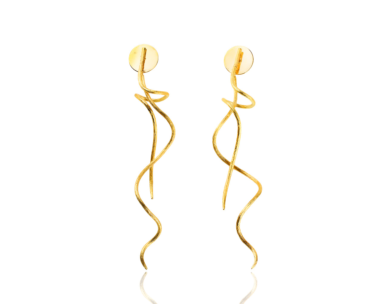 Красивые золотые серьги H.Stern 150319/3