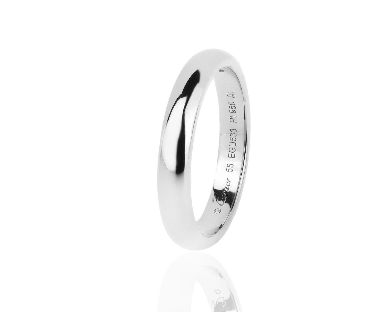 Оригинальное платиновое кольцо Cartier 270319/7 Оригинальное платиновое кольцо Cartier 270319/7