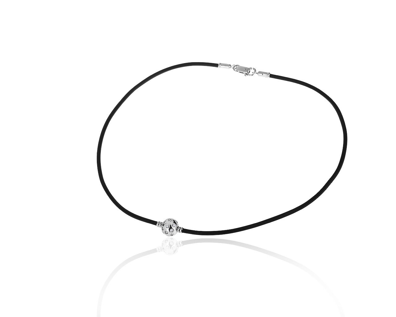 Оригинальное золотое колье с бриллиантами 0.50ct Baraka