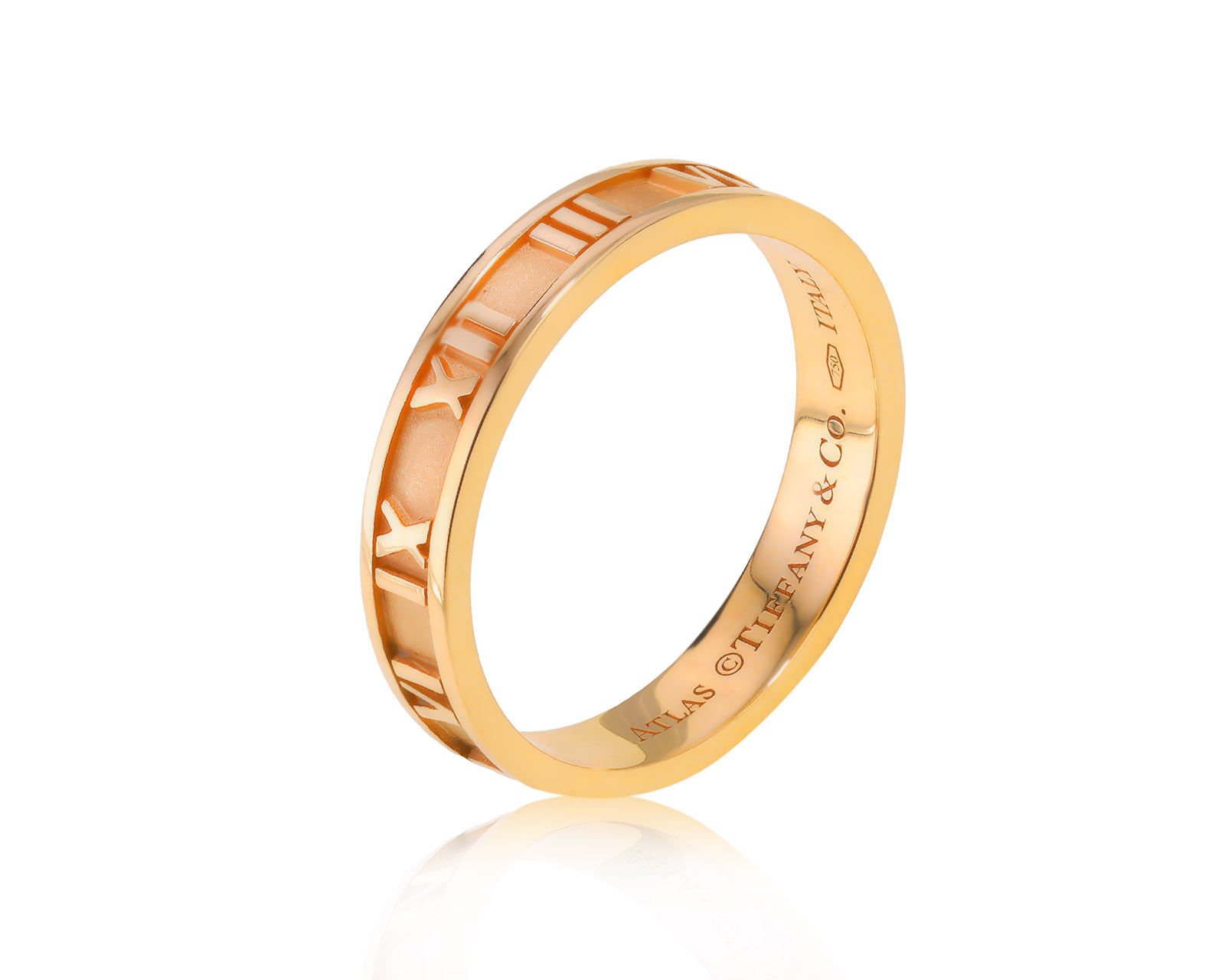 Оригинальное золотое кольцо Tiffany&Co Atlas 280124/9