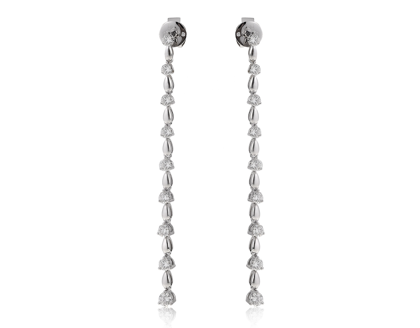 Оригинальные золотые серьги с бриллиантами 0.90ct Gianni Lazzaro