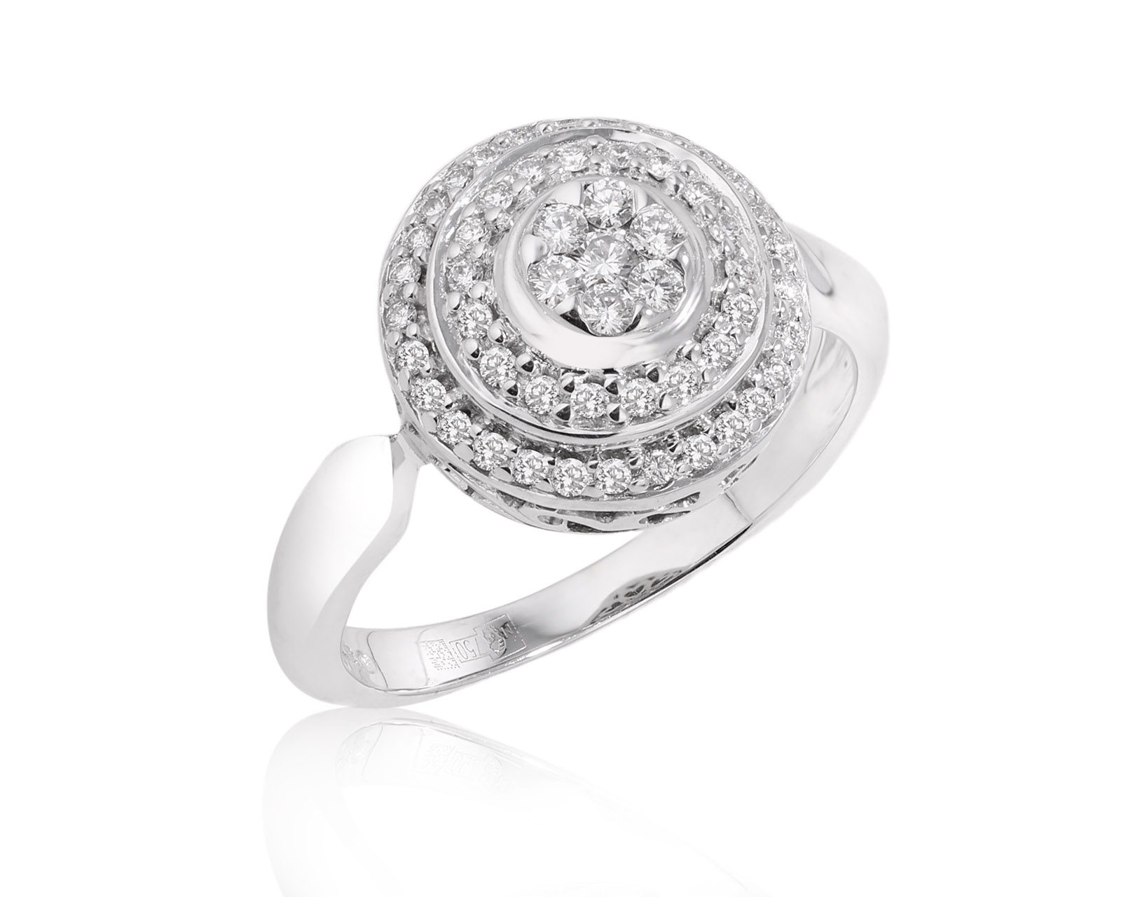 Золотое кольцо с бриллиантами 0.33ct 251224/1 Золотое кольцо с бриллиантами 0.33ct 251224/1
