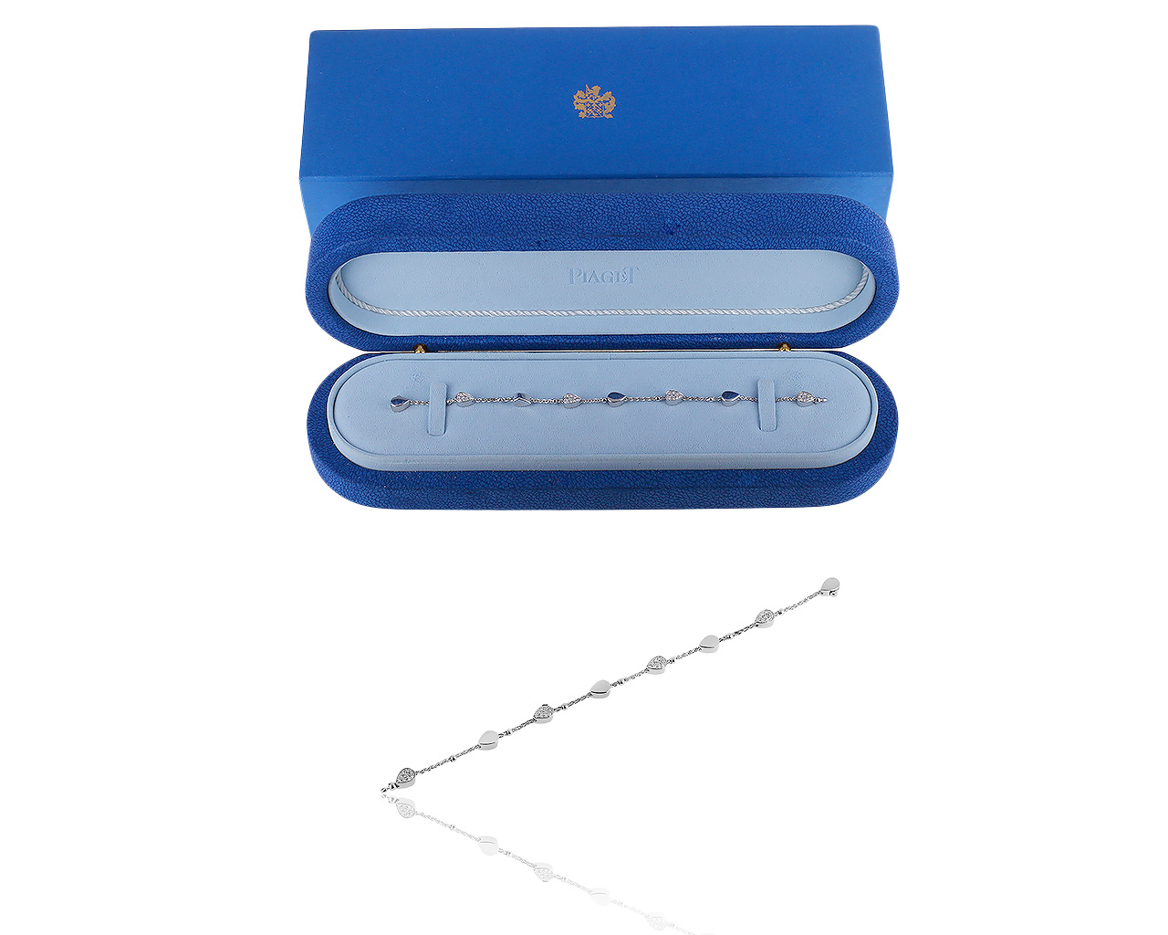 Оригинальный золотой браслет с бриллиантами 0.36ct Piaget