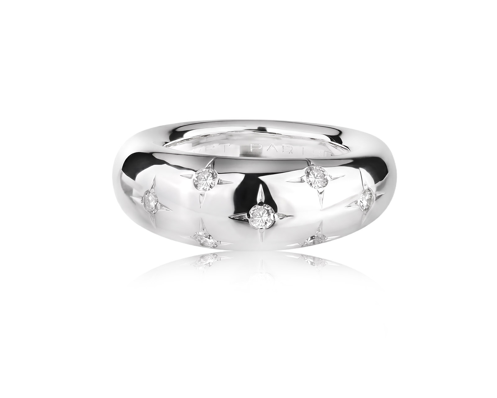 Оригинальное золотое кольцо с бриллиантами 0.35ct Chaumet Aeau