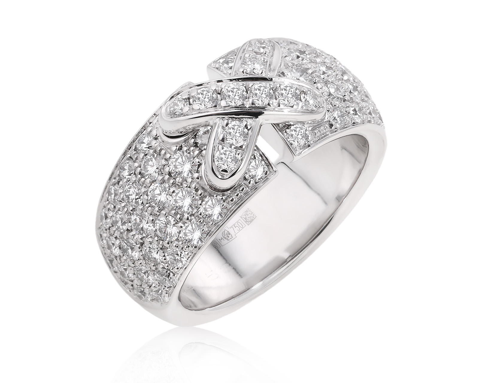 Оригинальное золотое кольцо с бриллиантами 1.60ct Chaumet Liens 160725/3 Оригинальное золотое кольцо с бриллиантами 1.60ct Chaumet Liens 160725/3