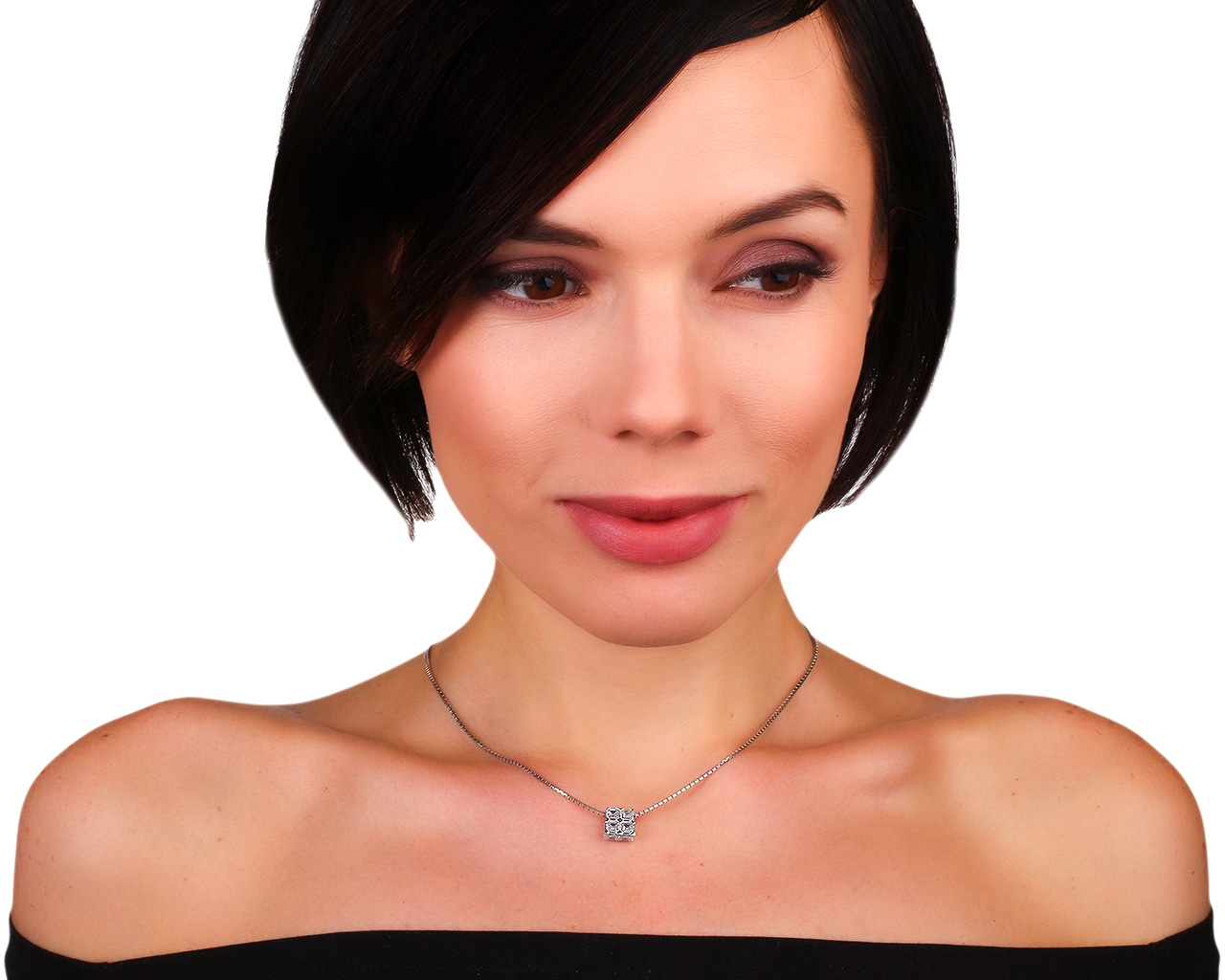 Золотой кулон с бриллиантами 2.23ct Chopard Ice Cube