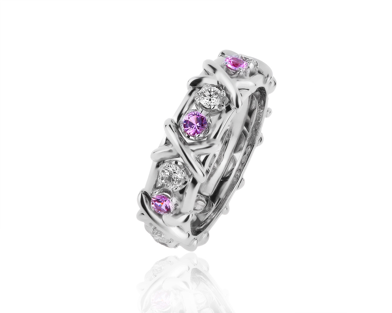 Экстравагантное золотое кольцо с бриллиантами 0.88ct 280719/5