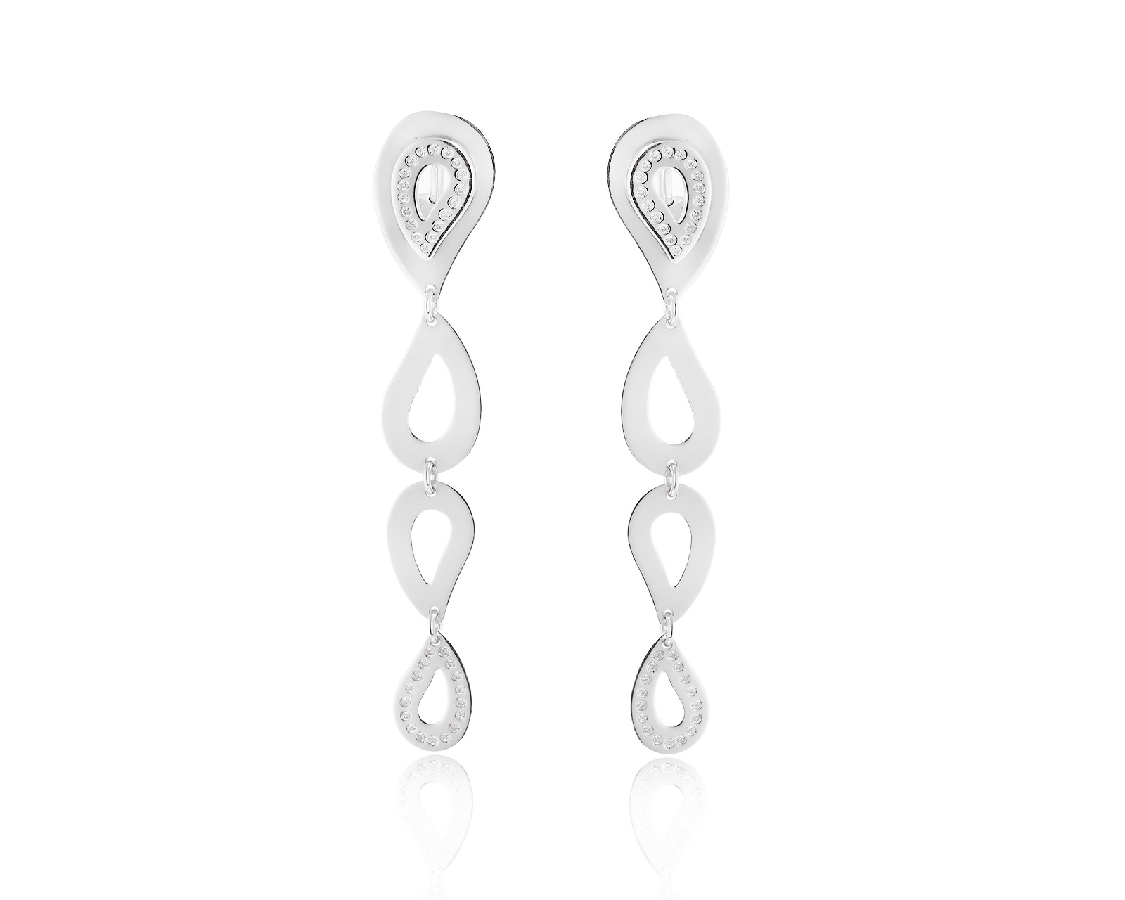 Оригинальные золотые серьги с бриллиантами 0.28ct Gavello 300323/2