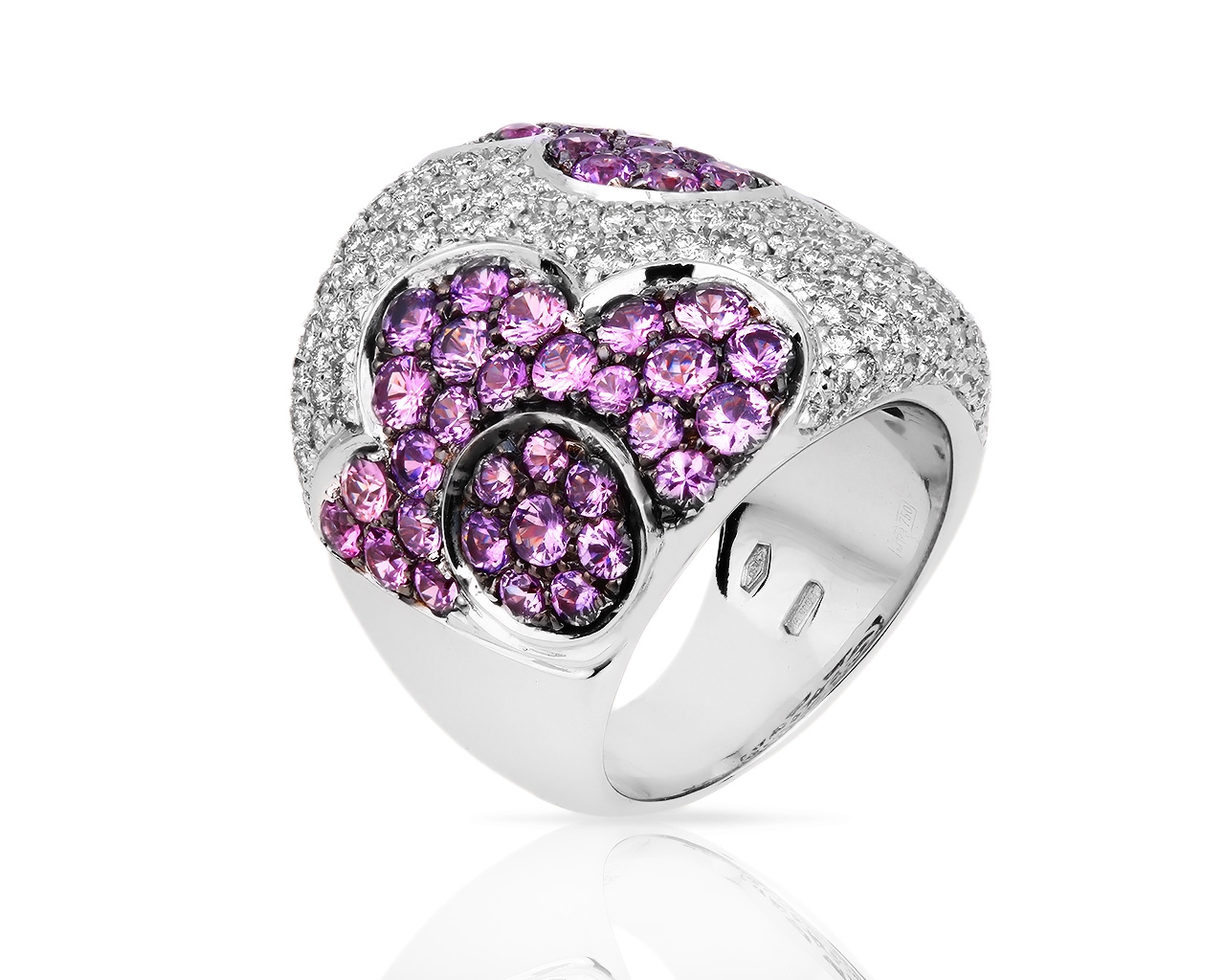 Оригинальное золотое кольцо с бриллиантами 1.04ct Pasquale Bruni 040418/6