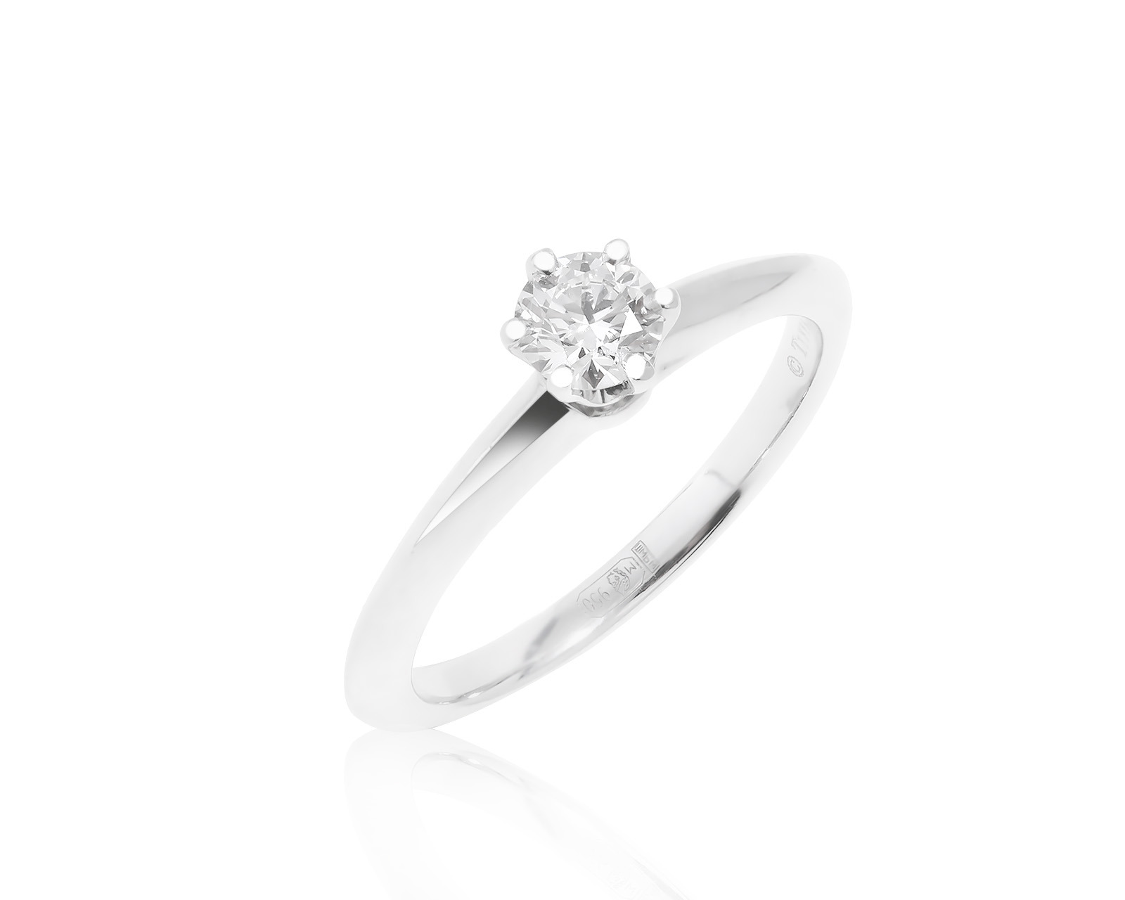 Оригинальное платиновое кольцо Tiffany&Co 160422/1
